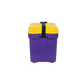 Purple With Yellow Lid